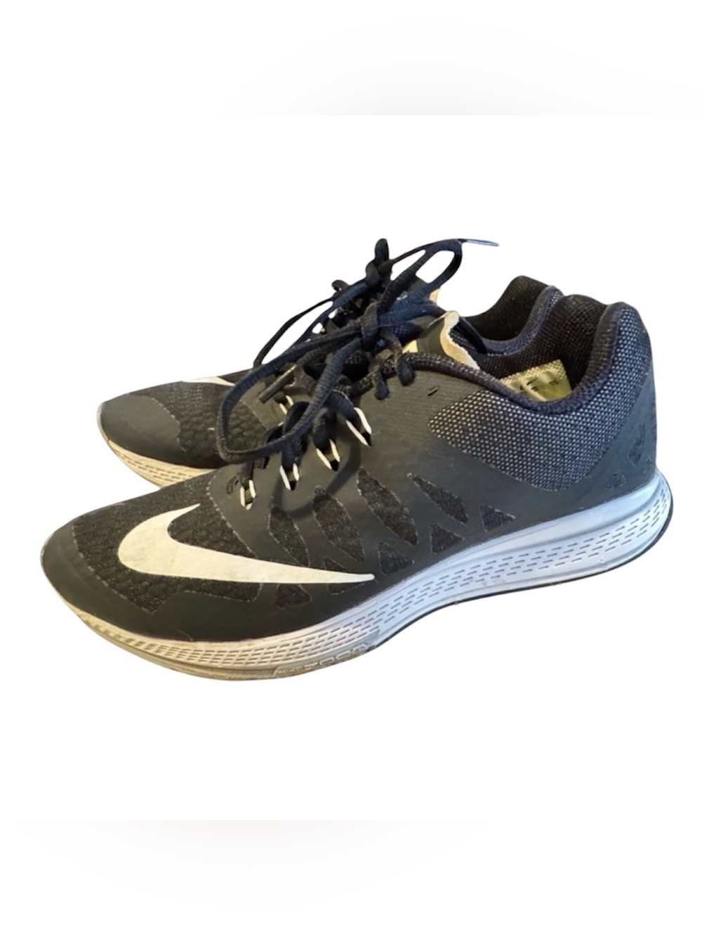 Nike Zoom Elite Running Shoes Women’s 7.5 Black Gray White